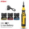 3.6V Mini Chave de Fendas Elétrica Kit Bateria Lítio, Recarregável por USB, Brocas Sem Fios, Potência de Torque 1/4