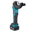 Drillpro 125mm rechargable moedor de ângulo elétrico moagem sem fio 388vf ferramentas elétricas sem escova máquina para makita 18v bateria - Image 4