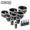 Frete grátis versery 1pc m14 thread seco vácuo soldadas diamante perfuração núcleo bit cerâmica telha buraco viu granito brocas de mármore