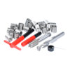 Kit de ferramentas de reparo de rosca xcan 25 pces m3/m4/m5/m6/m7/m8/m10/m12/14 para restaurar o kit de broca de torção de chave inglesa de rosca danificada - Image 5