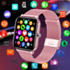 Toque completo relógio inteligente masculino mulher smartwatch eletrônica relógio inteligente para android ios rastreador de fitness esporte-relógio gt10