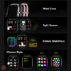 Toque completo relógio inteligente masculino mulher smartwatch eletrônica relógio inteligente para android ios rastreador de fitness esporte-relógio gt10 - Image 5