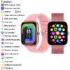 Toque completo relógio inteligente masculino mulher smartwatch eletrônica relógio inteligente para android ios rastreador de fitness esporte-relógio gt10 - Image 6